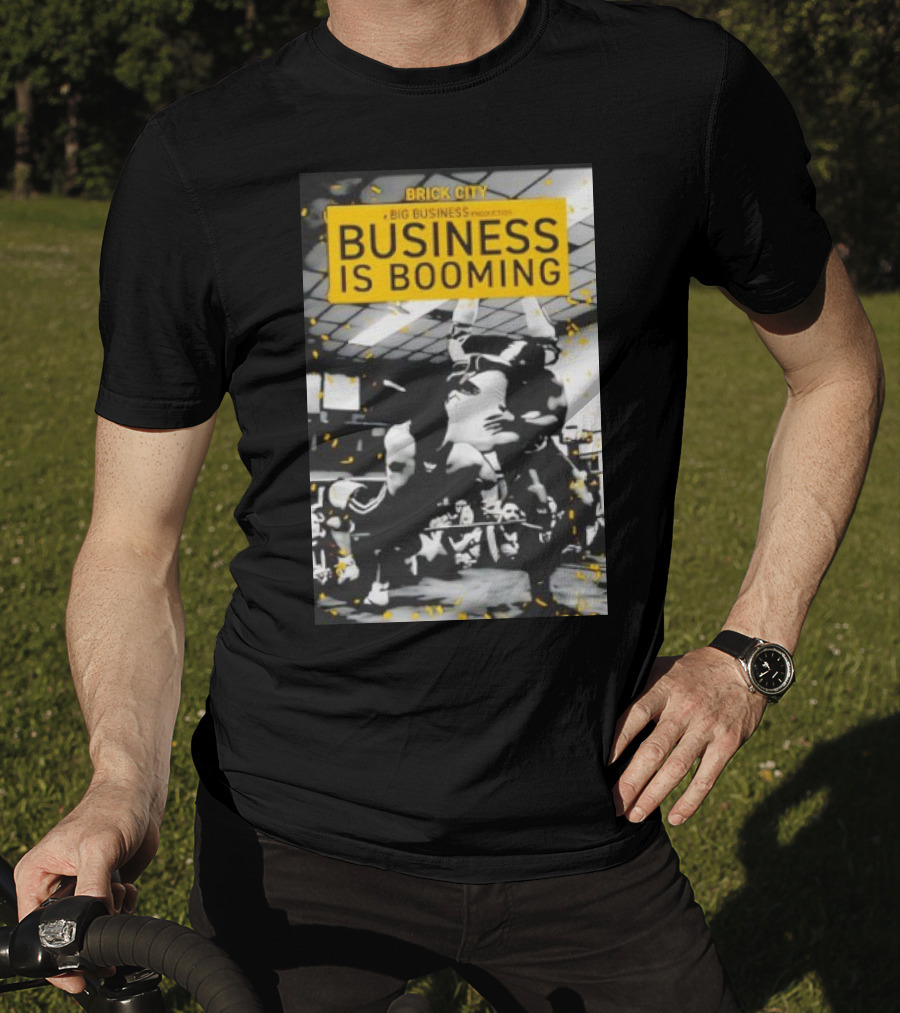 Brick City Business Is Booming Wrestling Action Scene T-Shirt