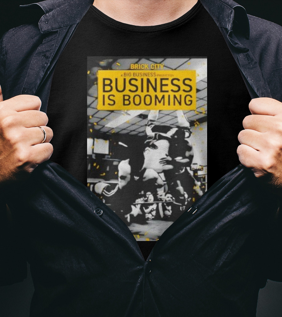 Brick City Business Is Booming Wrestling Action Scene T-Shirt