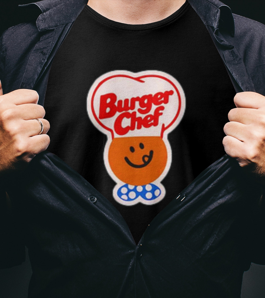 Burger Chef Red Smiling Icon Indianapolis T-Shirt