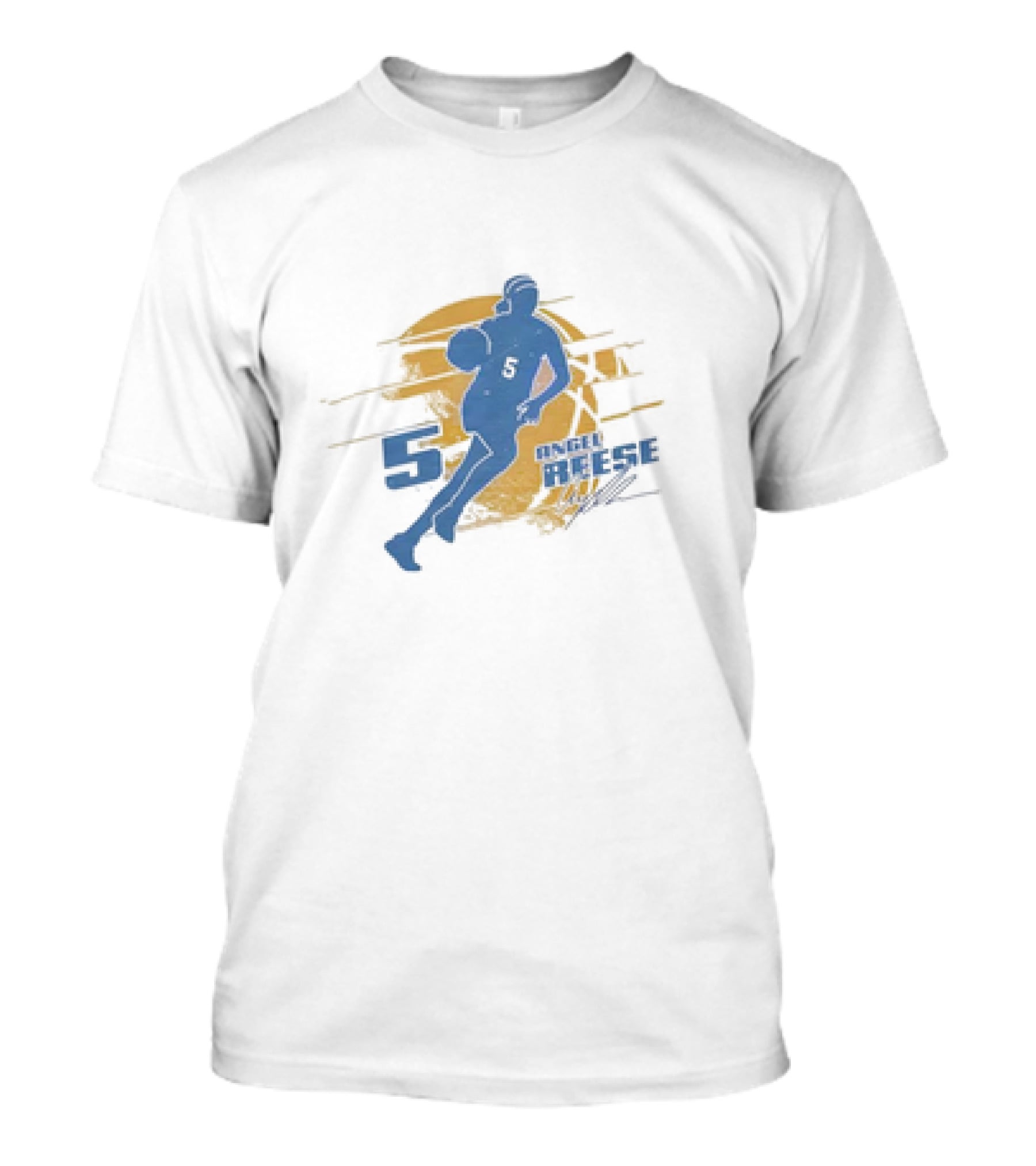 Angel Reese Basketball Signature 5 Chicago T-Shirt