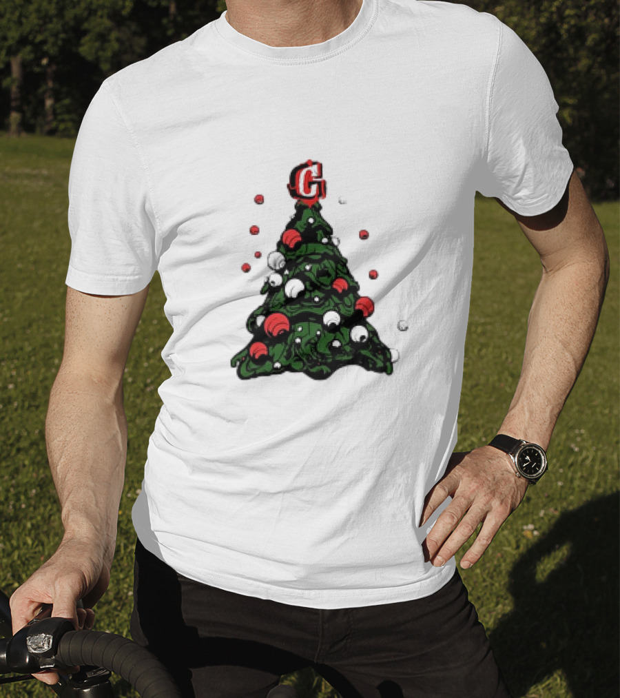Graffiti Christmas Tree Santa Ornament G Topper T-Shirt