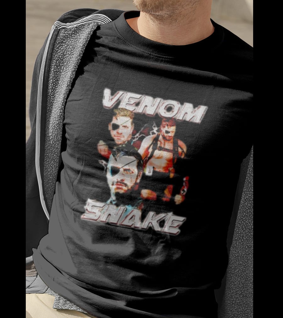 Venom Snake Vintage Stealth Warrior T-Shirt