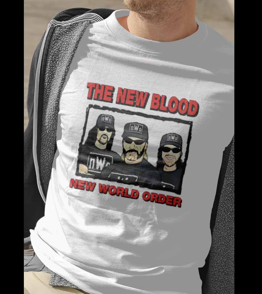 The New Blood NWo New World Order Group Homage T-Shirt