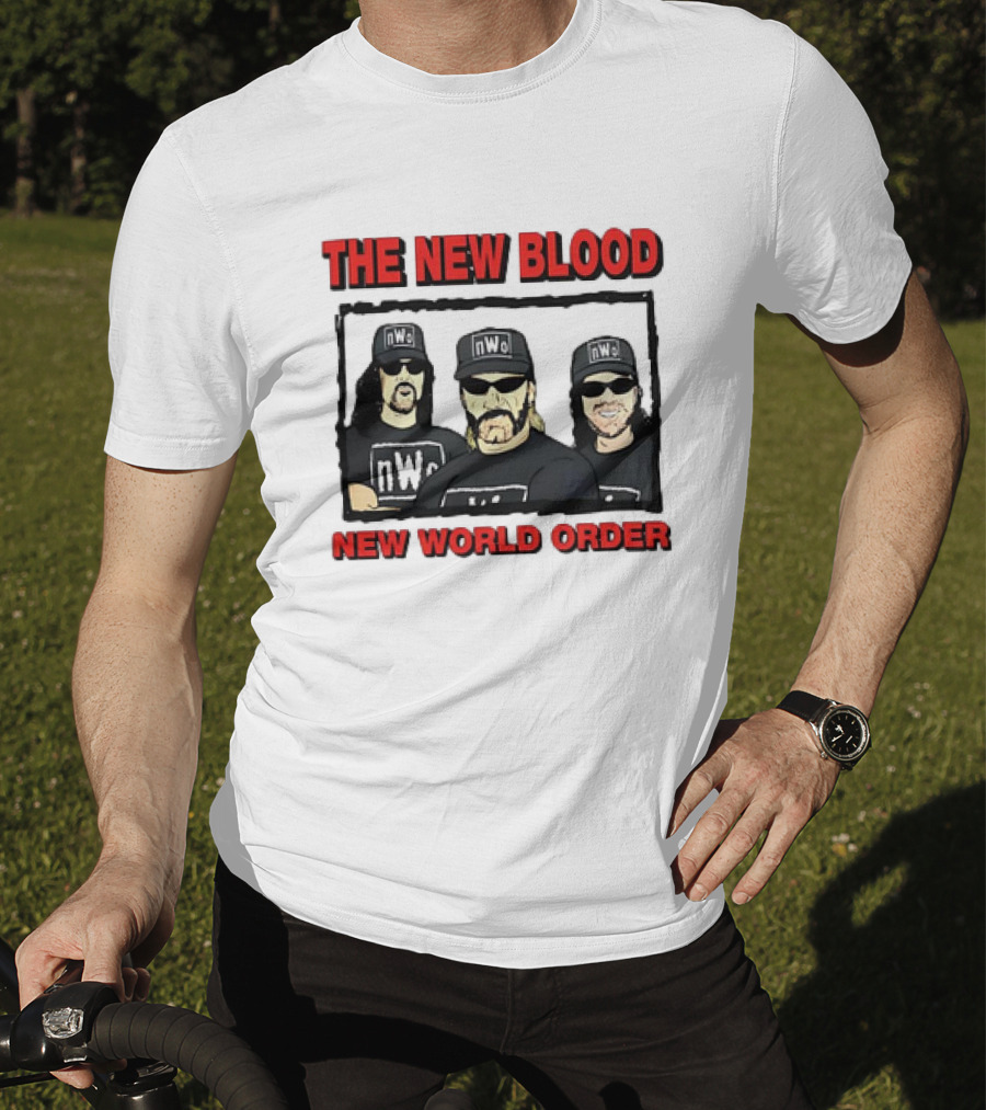The New Blood NWo New World Order Group Homage T-Shirt