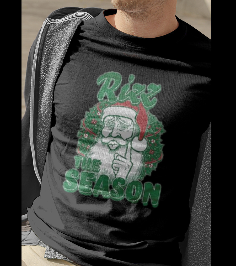 Rizz The Season Christmas Santa Benson Meme T-Shirt