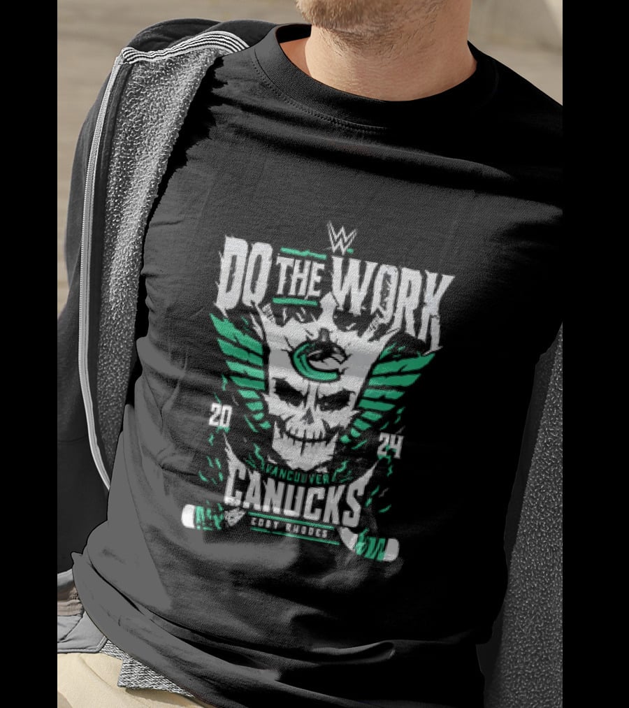 WWE Cody Rhodes Do The Work Vancouver Canucks T-Shirt