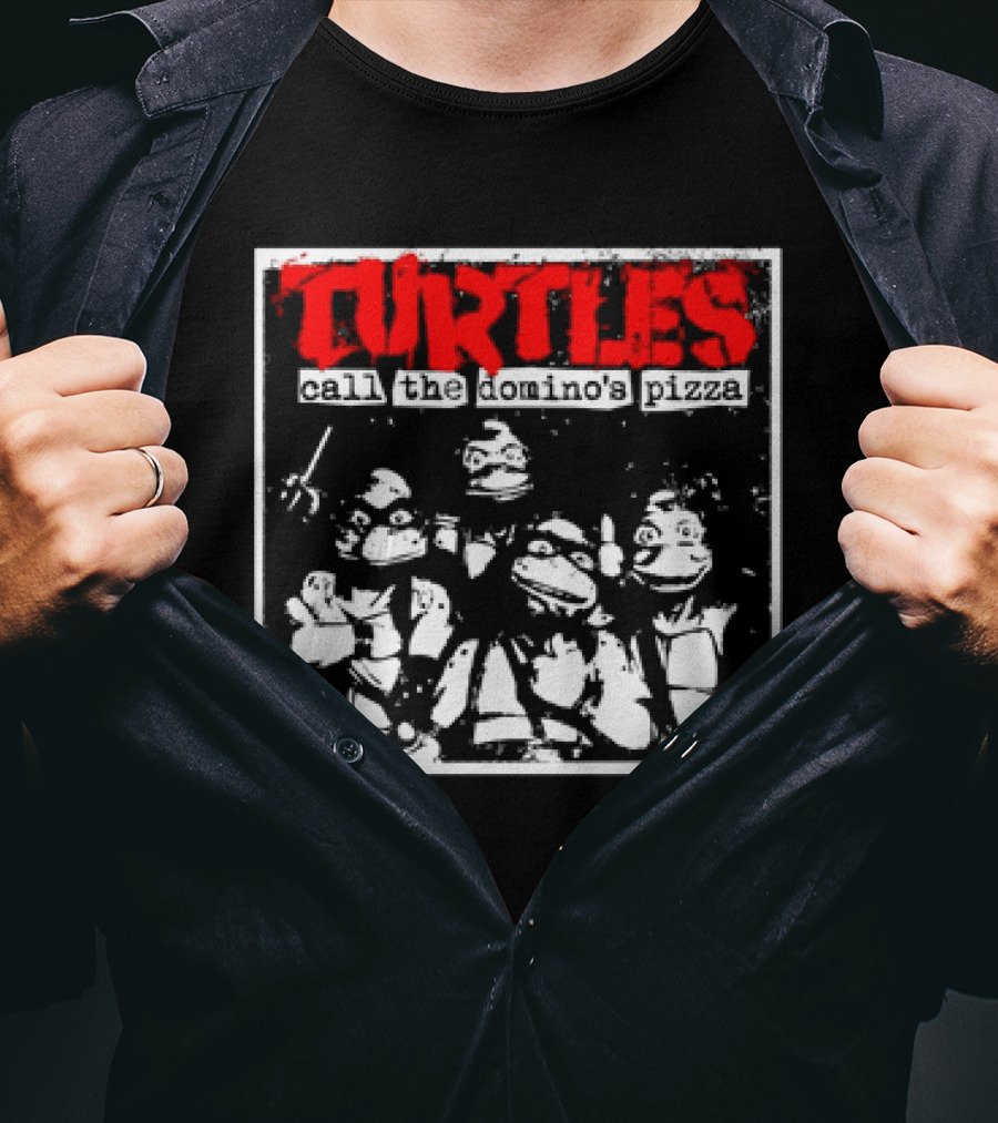 Turtles Call The Domino's Pizza Band T-Shirt