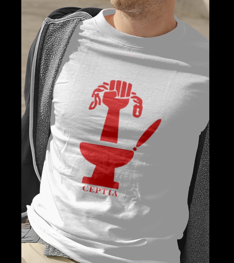 CEPTIA Committee To End Pay Toilets In America Red Fist And Toilet T-Shirt