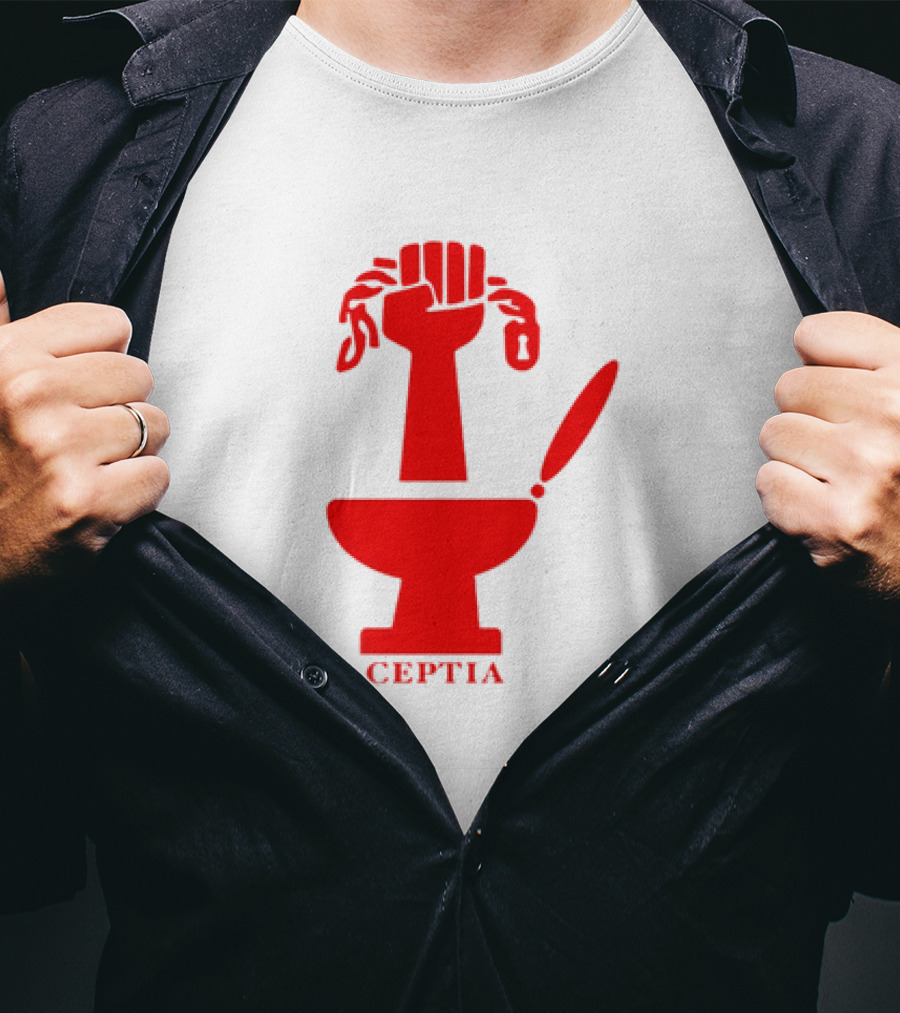 CEPTIA Committee To End Pay Toilets In America Red Fist And Toilet T-Shirt