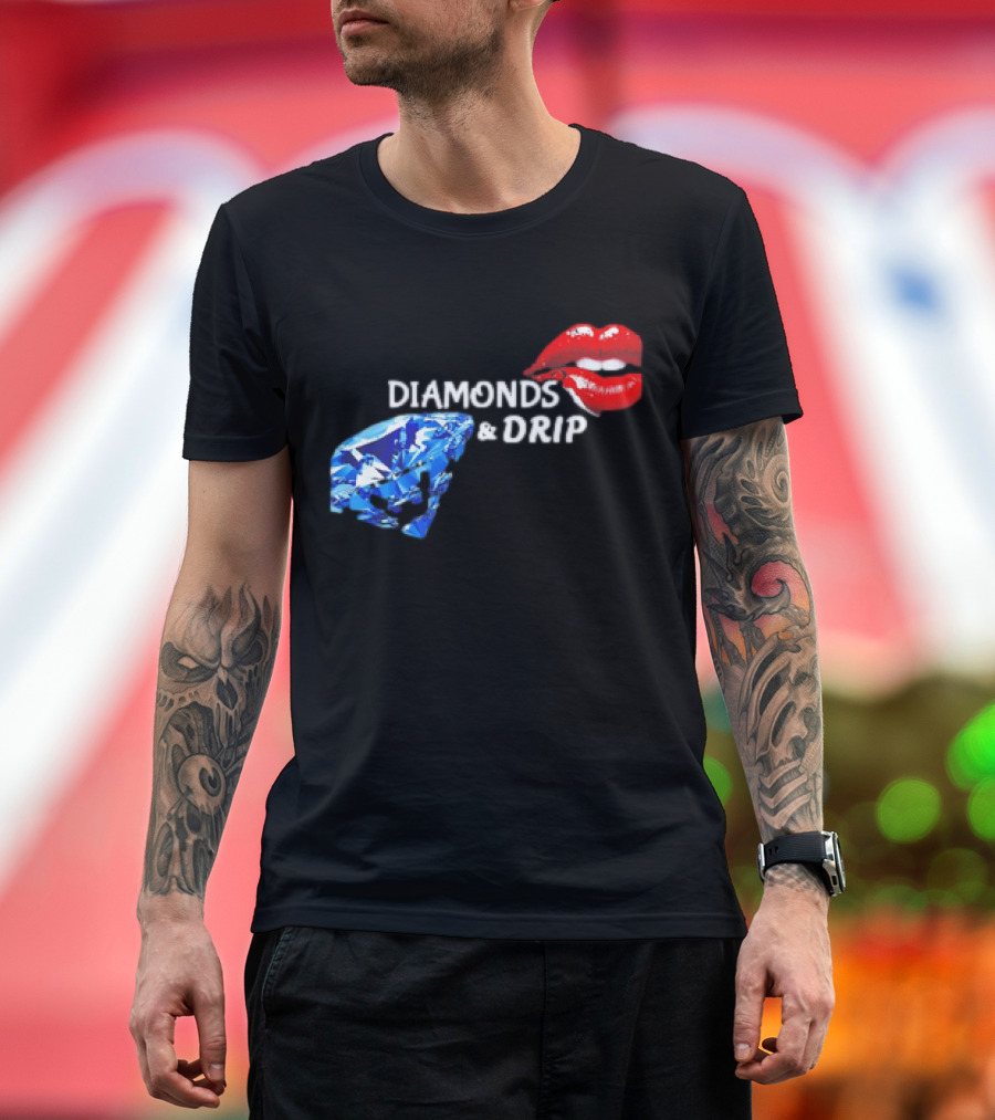 Diamonds and Drip Lips of Seduction Classic T-Shirt