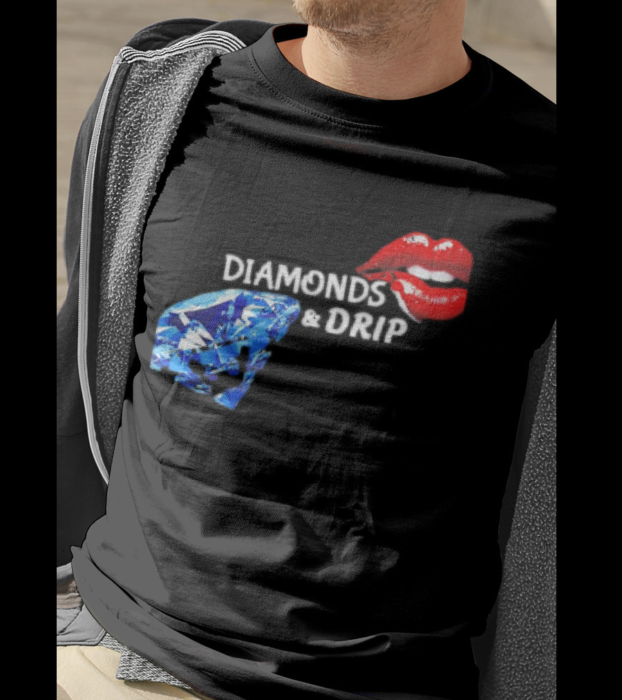 Diamonds And Drip Lips Of Seduction Classic T-Shirt