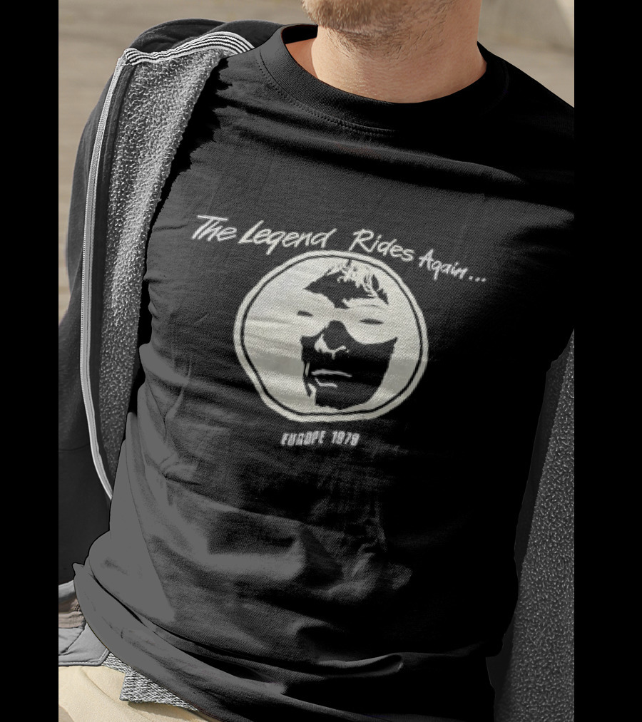The Legend Rides Again Europe 1978 Masked Face T-Shirt