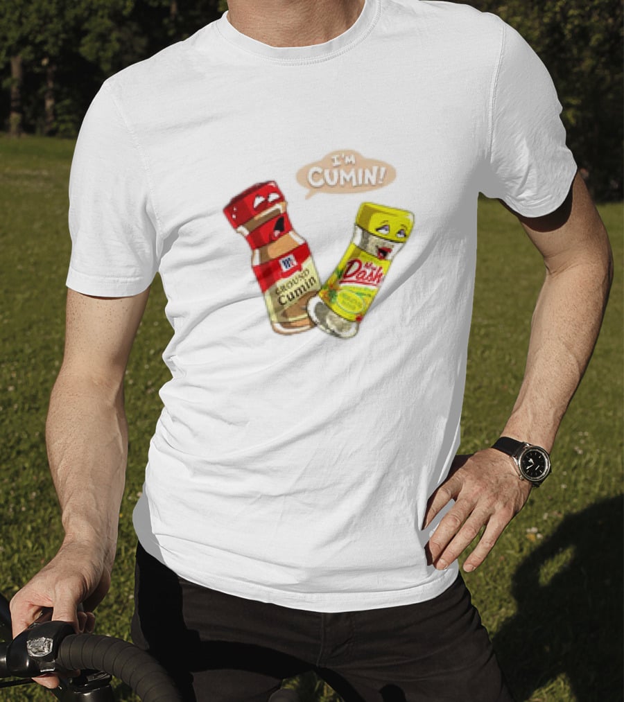 I'm Cumin Cartoon Meme Spice Bottles T-Shirt