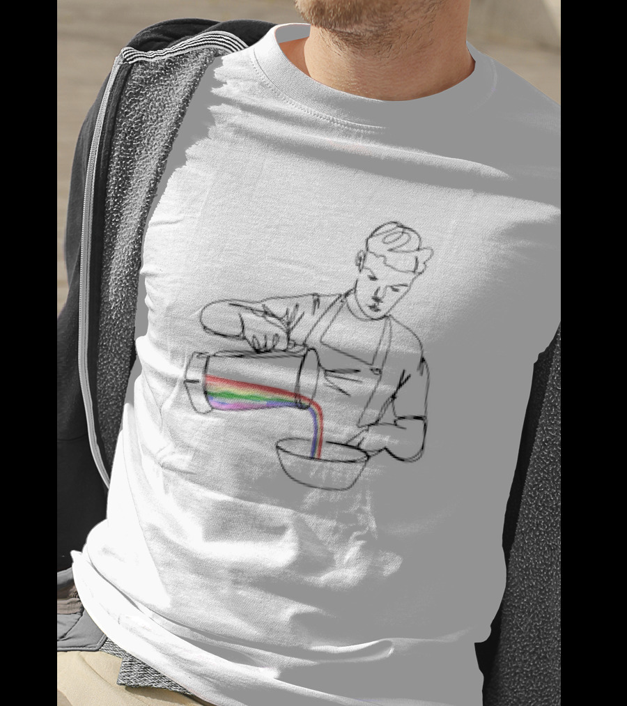 The Bear Charity Rainbow Pour Chef T-Shirt