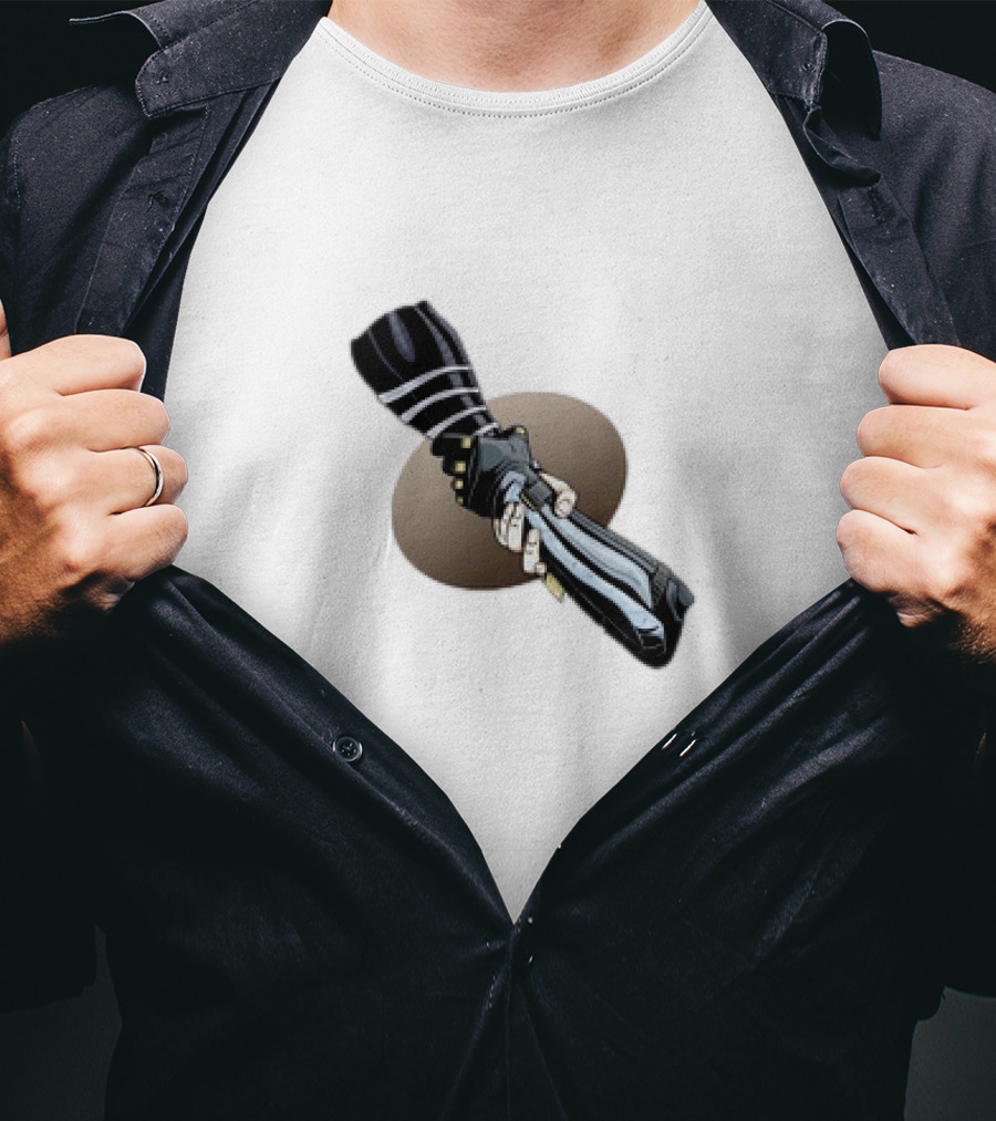 Winter Soldier And Falcon Shaking Hands Partnership Marvel T-Shirt