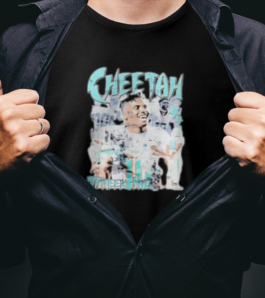 Cheetah Tyreek Hill Football Retro T-Shirt