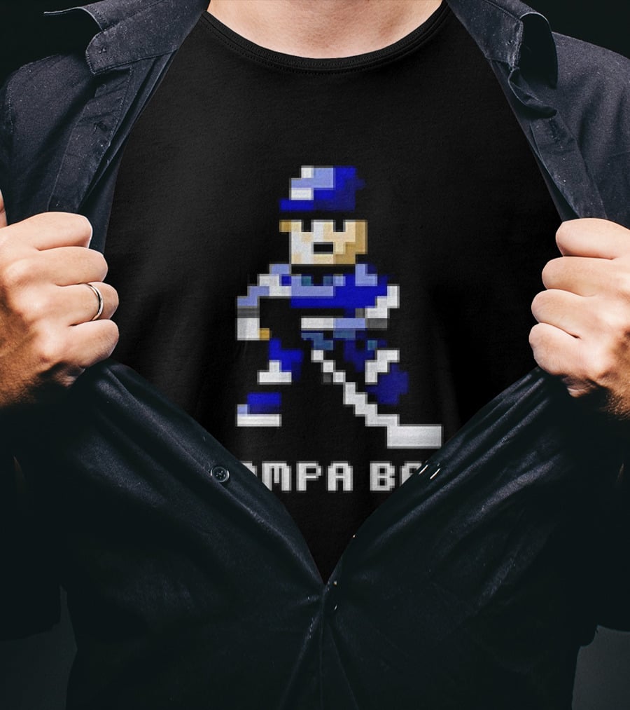 Tampa Bay 8 Bit Hockey Player T-Shirt
