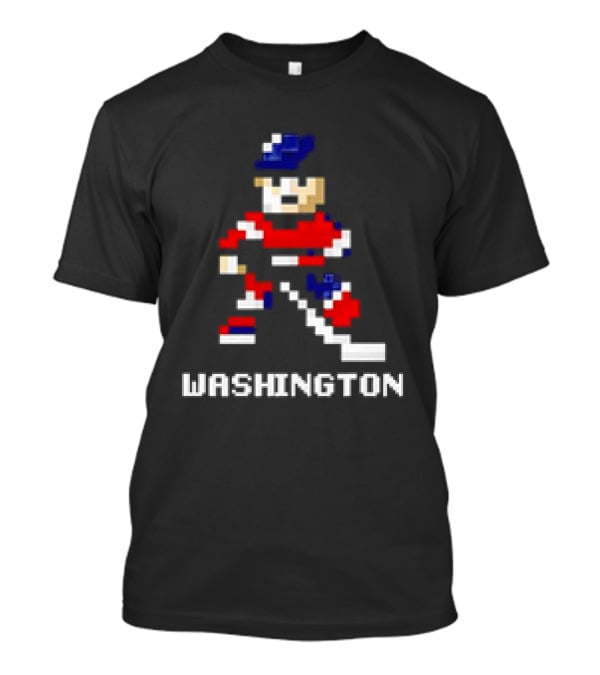 Washington Hockey 8-bit Player T-Shirt