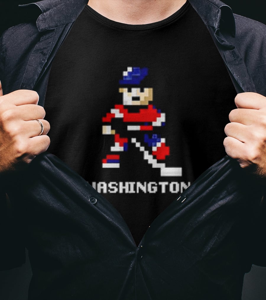Washington Hockey 8-bit Player T-Shirt