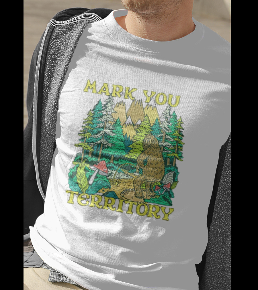 Mark Your Territory Bigfoot Forest Adventure T-Shirt