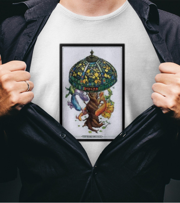Goose Sep 21 2024 Stained Glass Tree Remlinger Farms Carnation WA T-Shirt