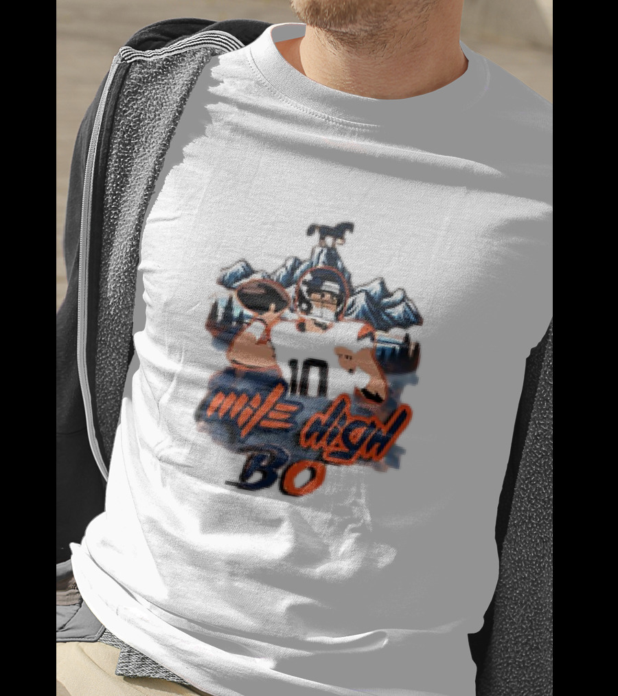 Mile High BO Football Mountains Number 10 T-Shirt