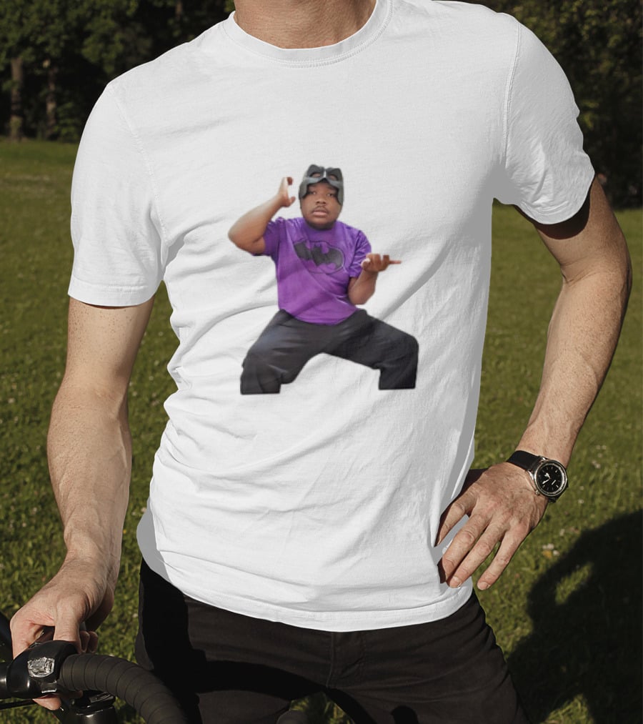 Darius Tiktok Autism Irisa Classic Batman Mask And Pose T-Shirt