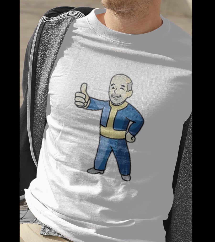 Vault Boy Nate Fallout Cartoons T-Shirt
