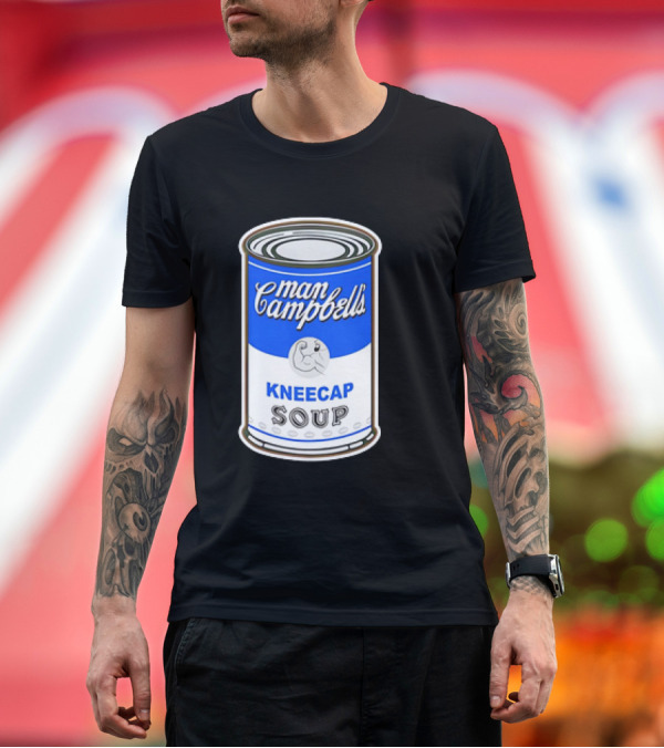Premium T-Shirt: Man Campbell’s Vintage Kneecap Soup Can T-Shirt Man Campbell’s Vintage Kneecap Soup Can T-Shirt