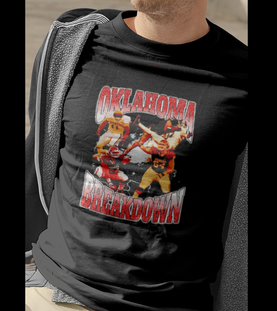 Oklahoma Sooners Football Action Oklahoma Breakdown T-Shirt