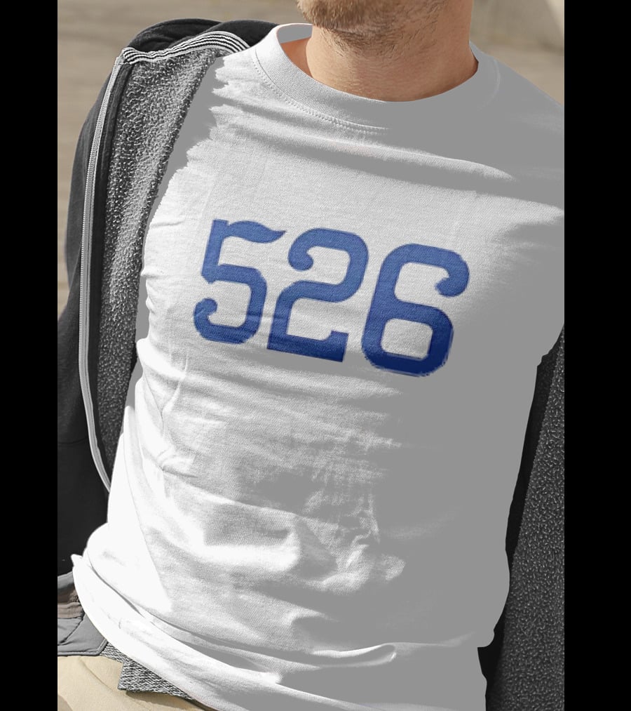 526 Lou Clinton Red Sox Blue Number T-Shirt