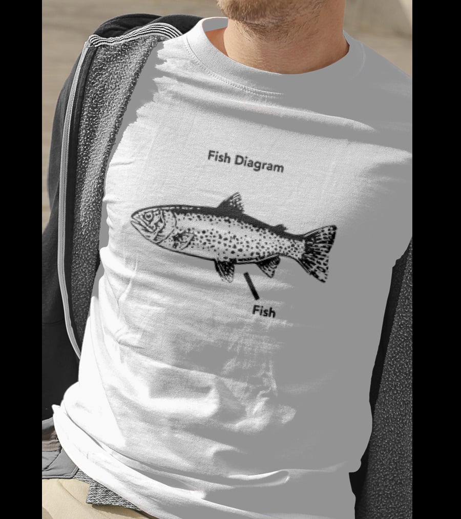 Fish Diagram Fish T-Shirt