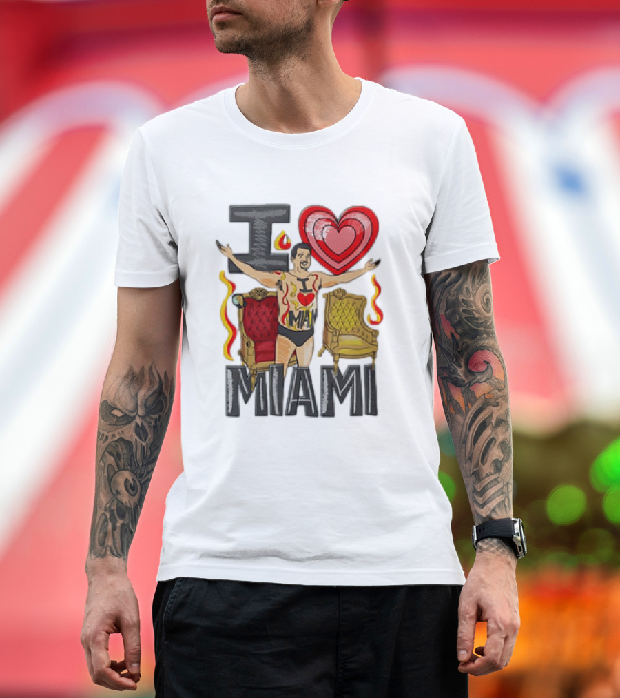 Dan Speedo I Love Miami The Dan LeBatard Show T-Shirt