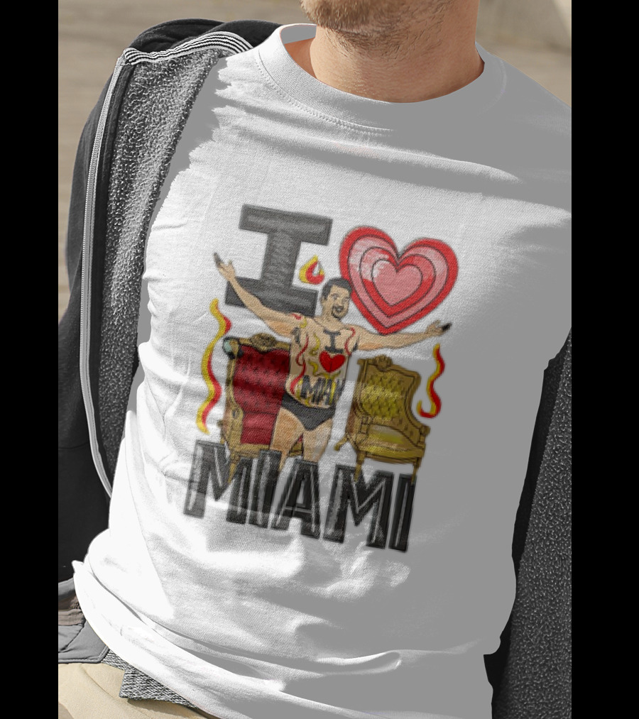 Dan Speedo I Love Miami The Dan LeBatard Show T-Shirt