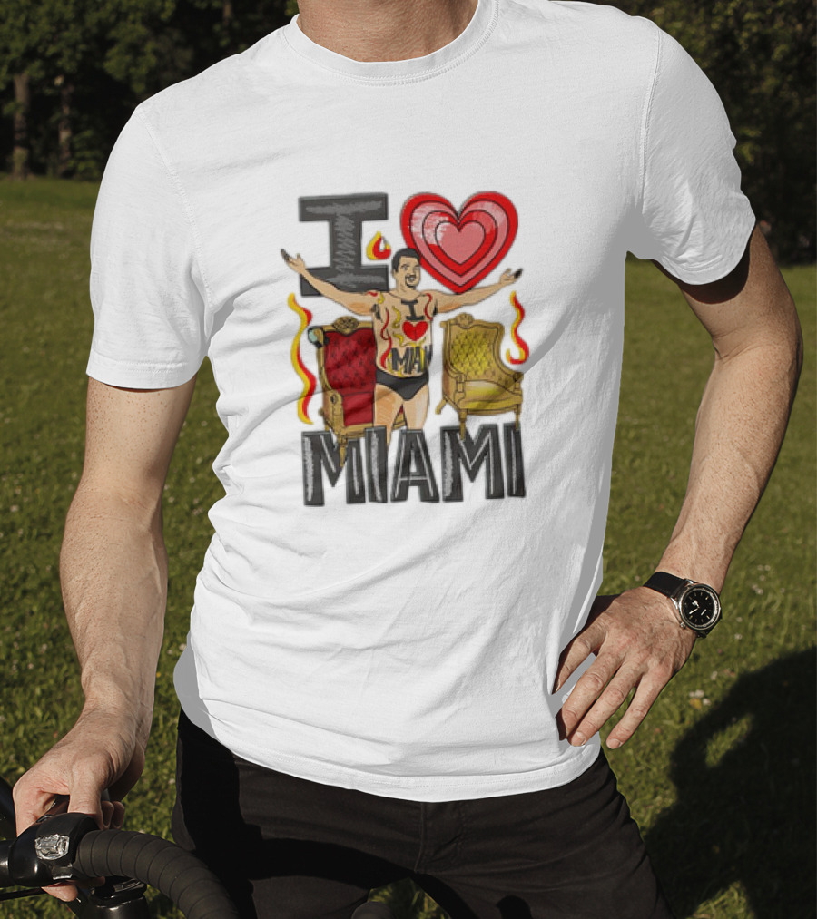 Dan Speedo I Love Miami The Dan LeBatard Show T-Shirt