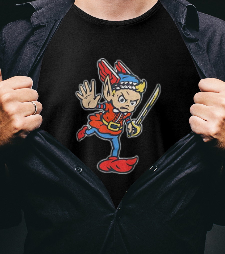 Cleveland Browns Elf Mascot NFL Character T-Shirt
