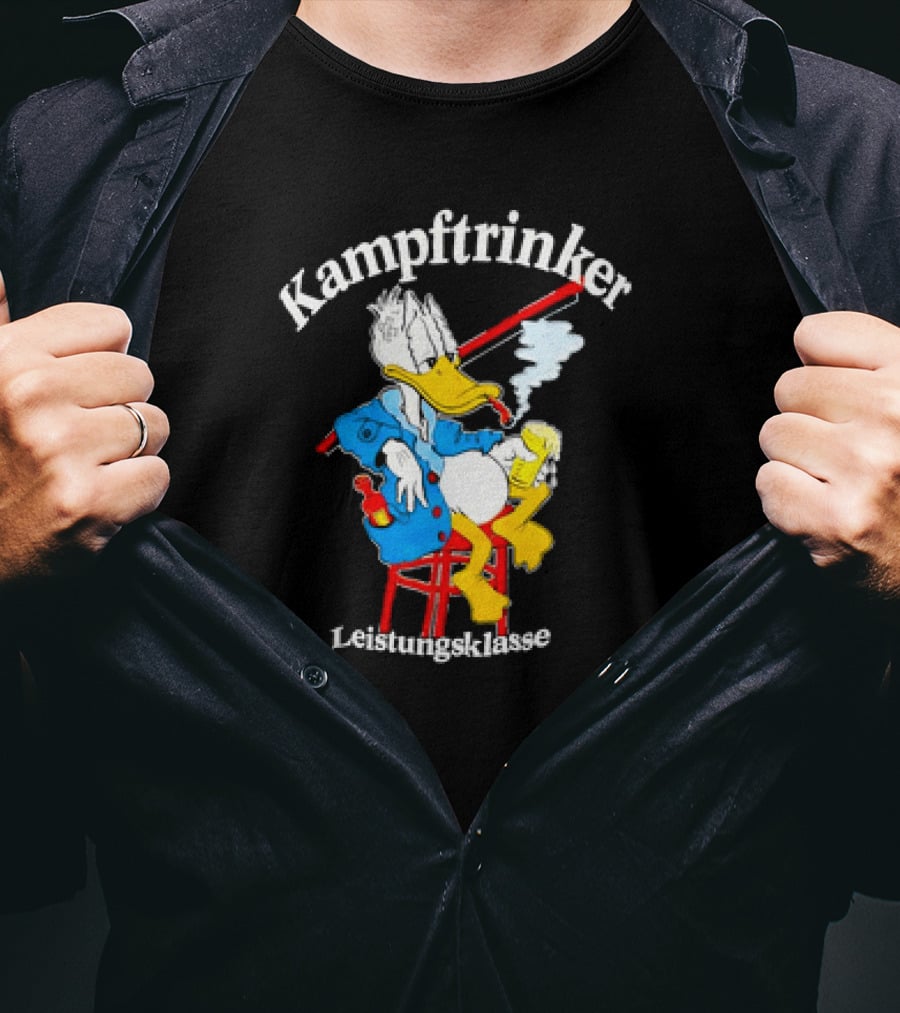 Kampftrinker Leistungsklasse Donald Duck Retro T-Shirt