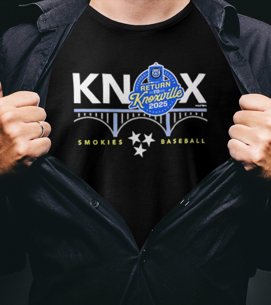 Return To Knoxville 2025 Smokies Baseball T-Shirt