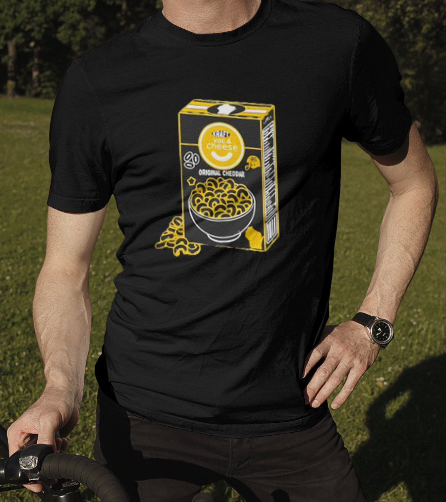 Kraft YAC ‘N Cheese Original Cheddar Box With Smiley Face T-Shirt