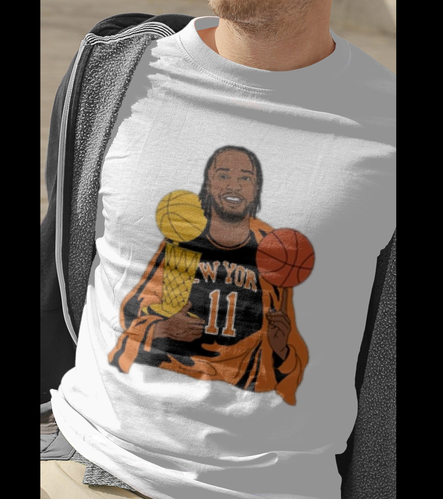 New York 11 Big Knick Energy Brunshym Basketball Trophy T-Shirt