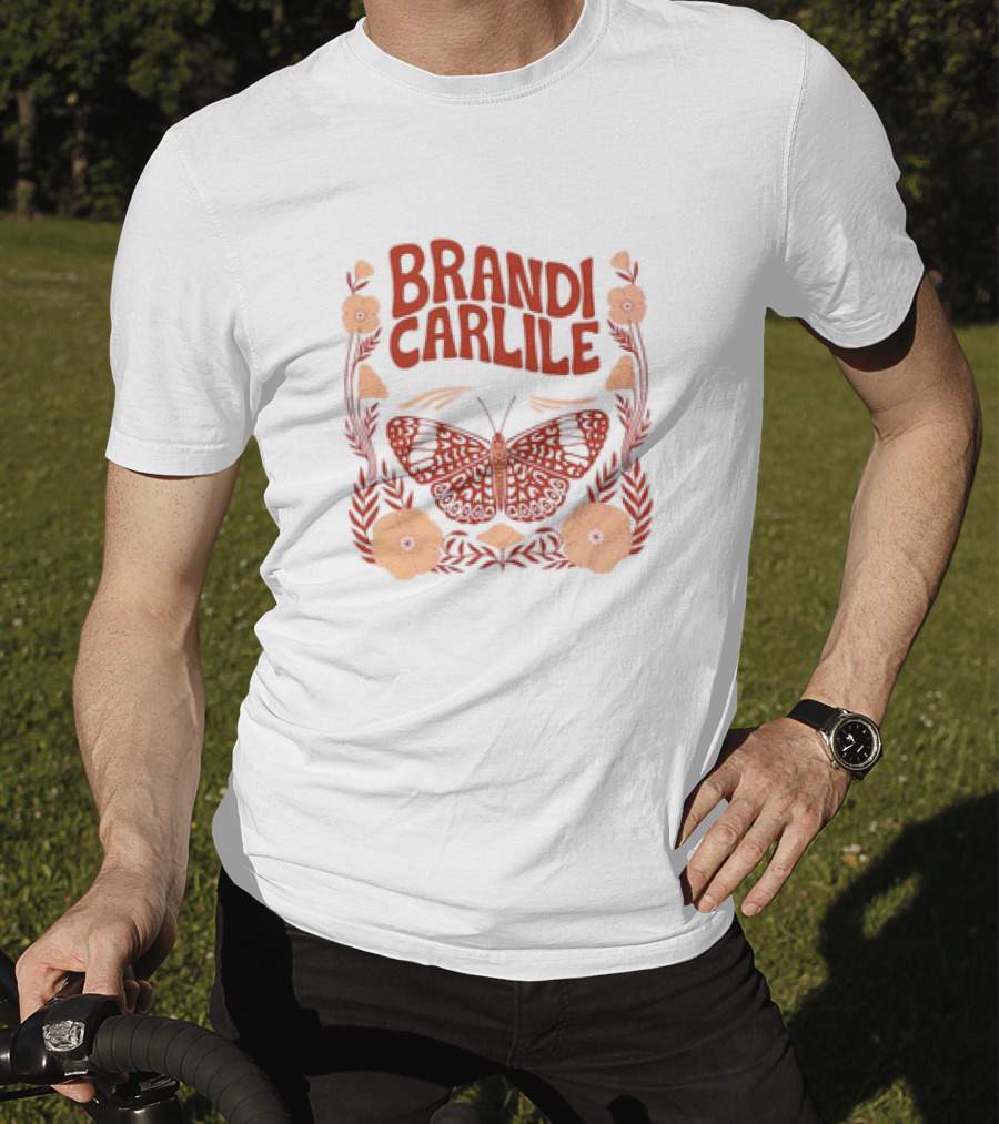 Brandi Carlile Butterfly Floral T-Shirt