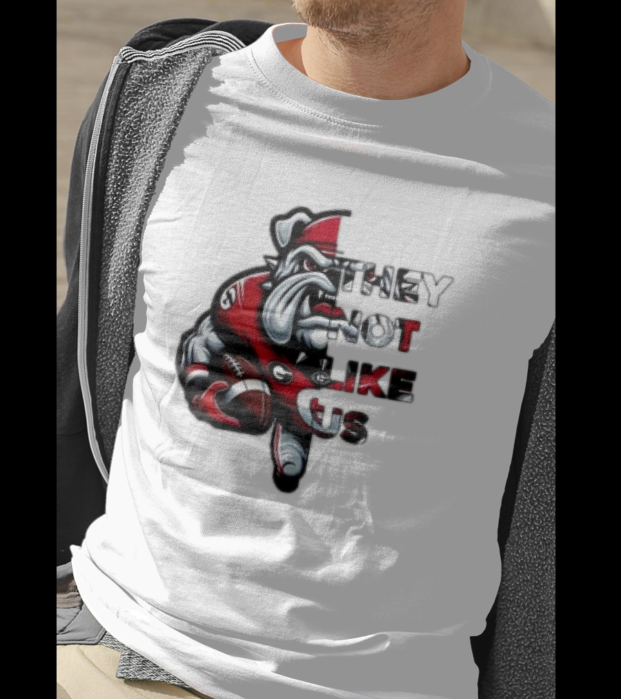 Georgia Bulldogs They Not Like Us T-Shirt