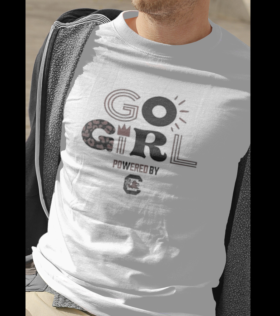Go Girl Powered By South Carolina Gamecocks T-Shirt