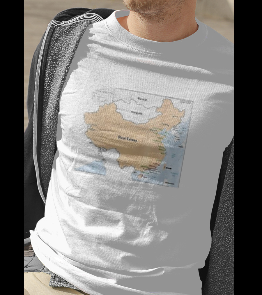 Terrible Maps West Taiwan Parody Map T-Shirt