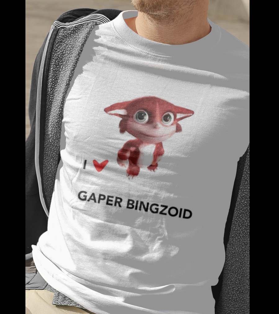 I Love Gaper Bingzoid Cute Red Creature T-Shirt