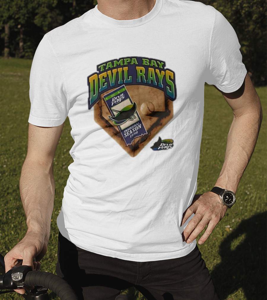 Tampa Bay Devil Rays Inaugural Season 1998 Vintage Major League Baseball Debut T-Shirt