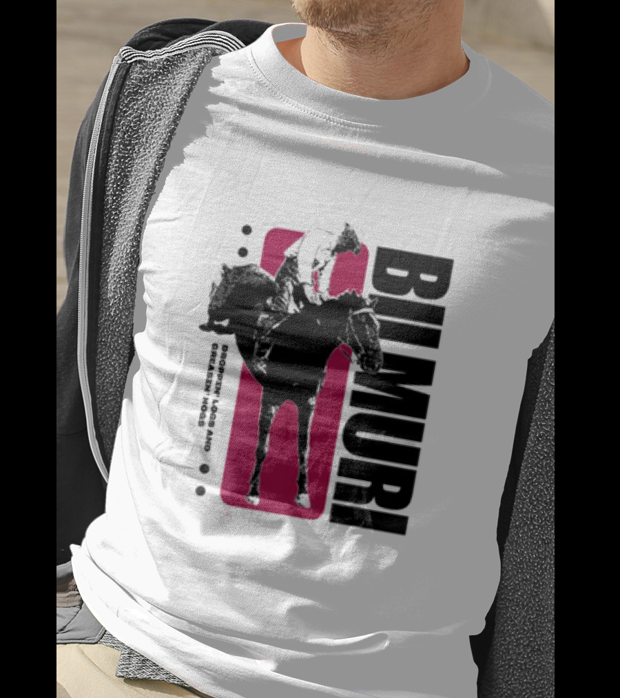 Bilmuri Horse Dropzn Logs And Greasin’ Hogs Riding T-Shirt