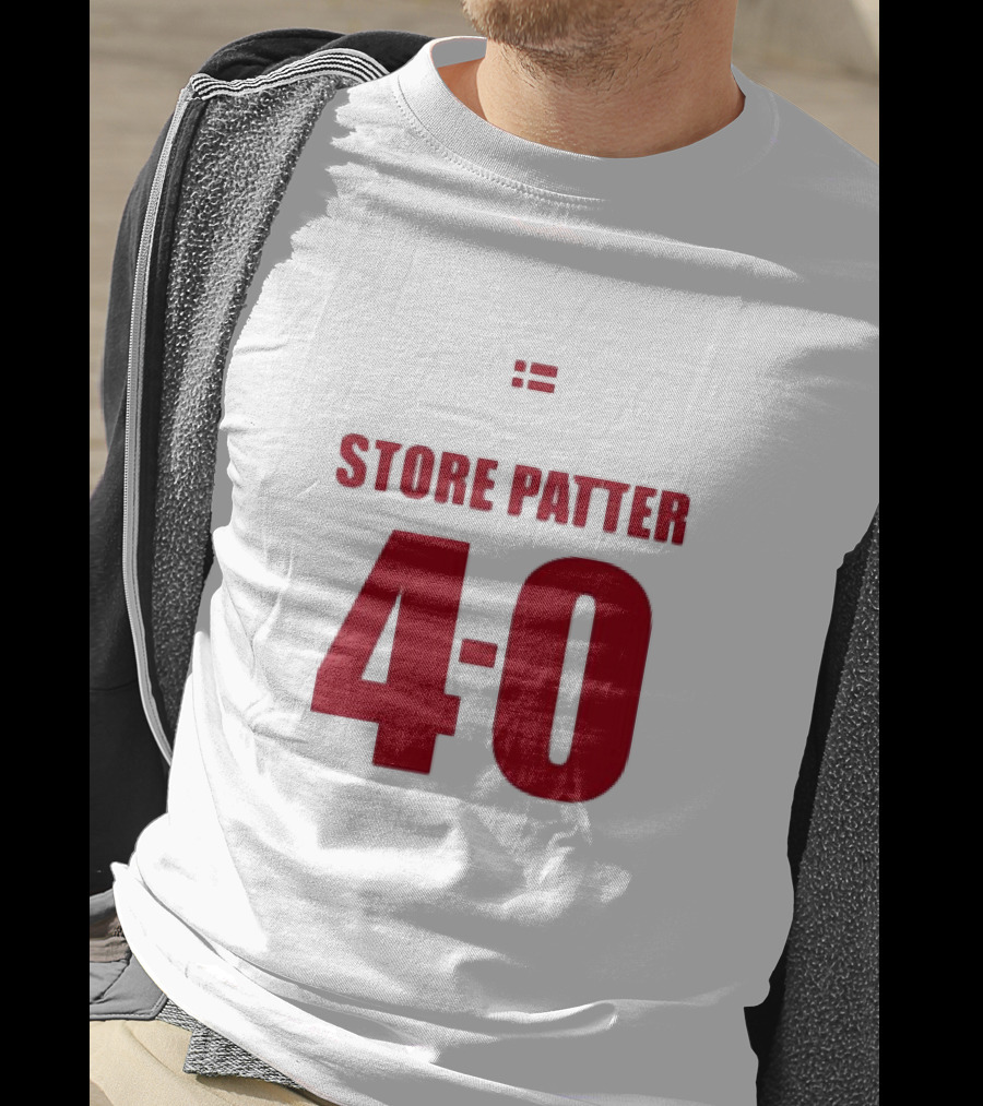 Suspekt Store Patter 4-0 Danish Flag T-Shirt