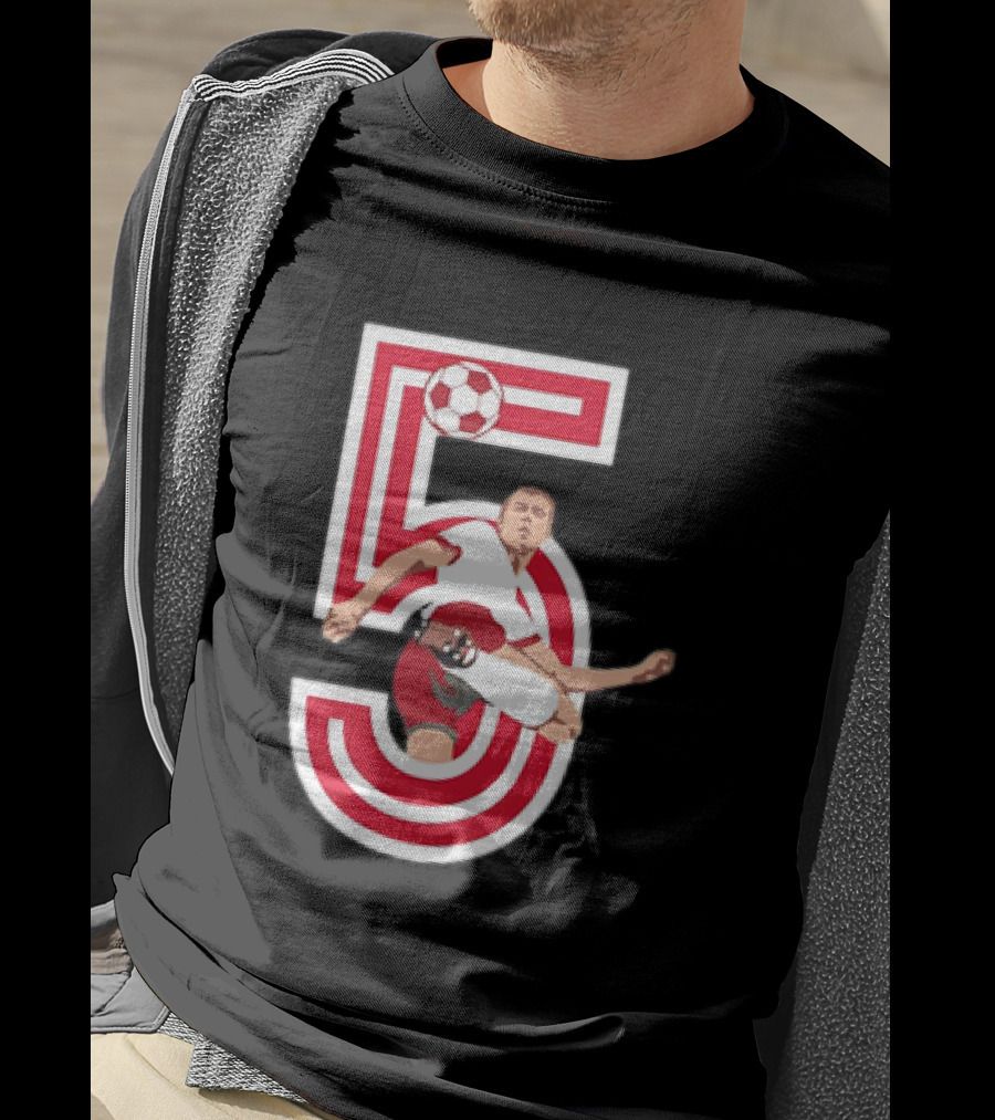 Franz Beckenbauer #5 Soccer Legend FC Bayern T-Shirt