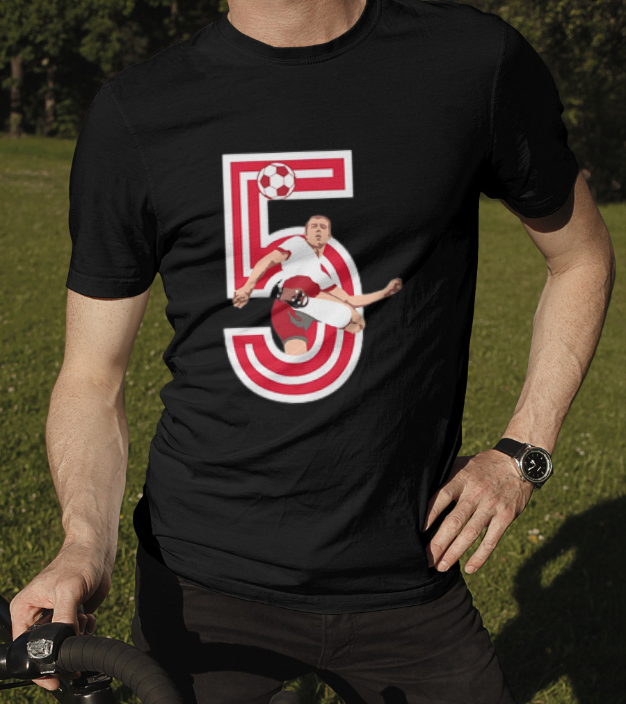 Franz Beckenbauer #5 Soccer Legend FC Bayern T-Shirt